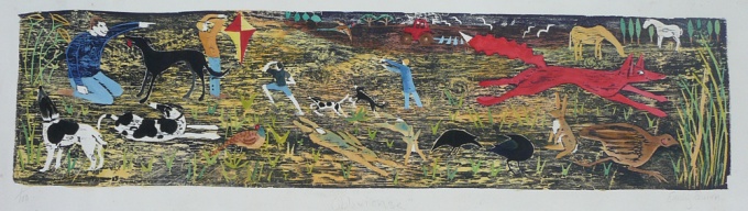 Oblivious - 35 x 9 inches. £195.00 (unframed) or £280.00 (framed).Exhibited in the Royal Academy.