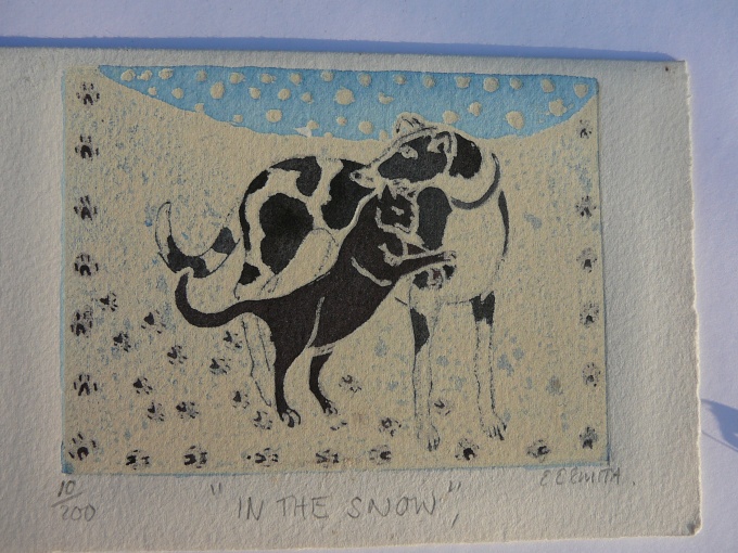 In the snow £2.00